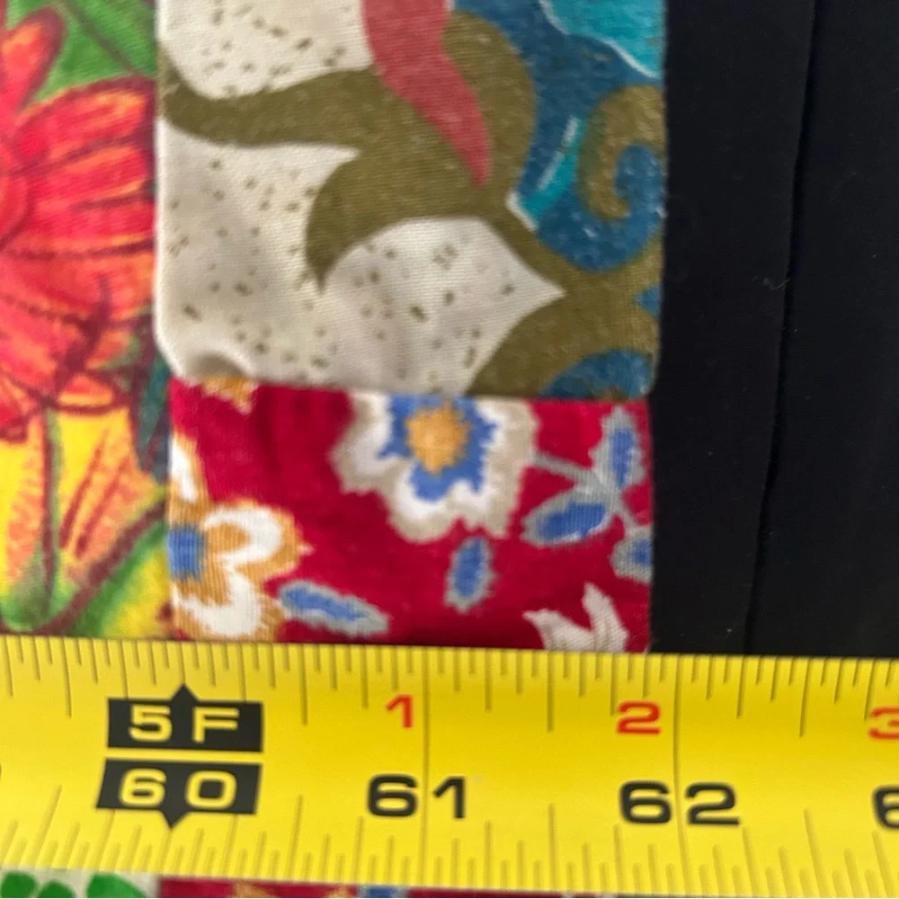 Vintage Handmade “Postage Stamp” Patchwork Quilt Multicolor Bedcover#0831256